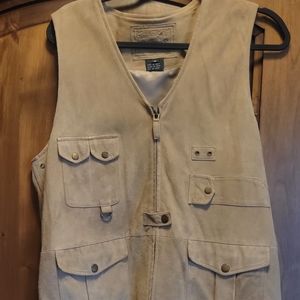 Ralph Lauren Safari Collection Suede Vest Medium